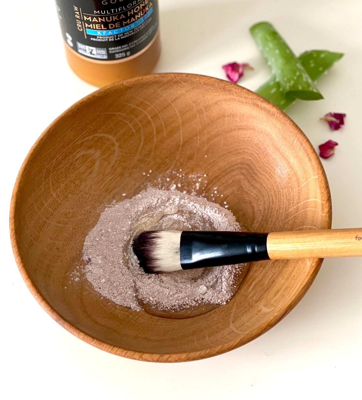 Aloe and Rose Clay Mask  with Hyaluronic Acid