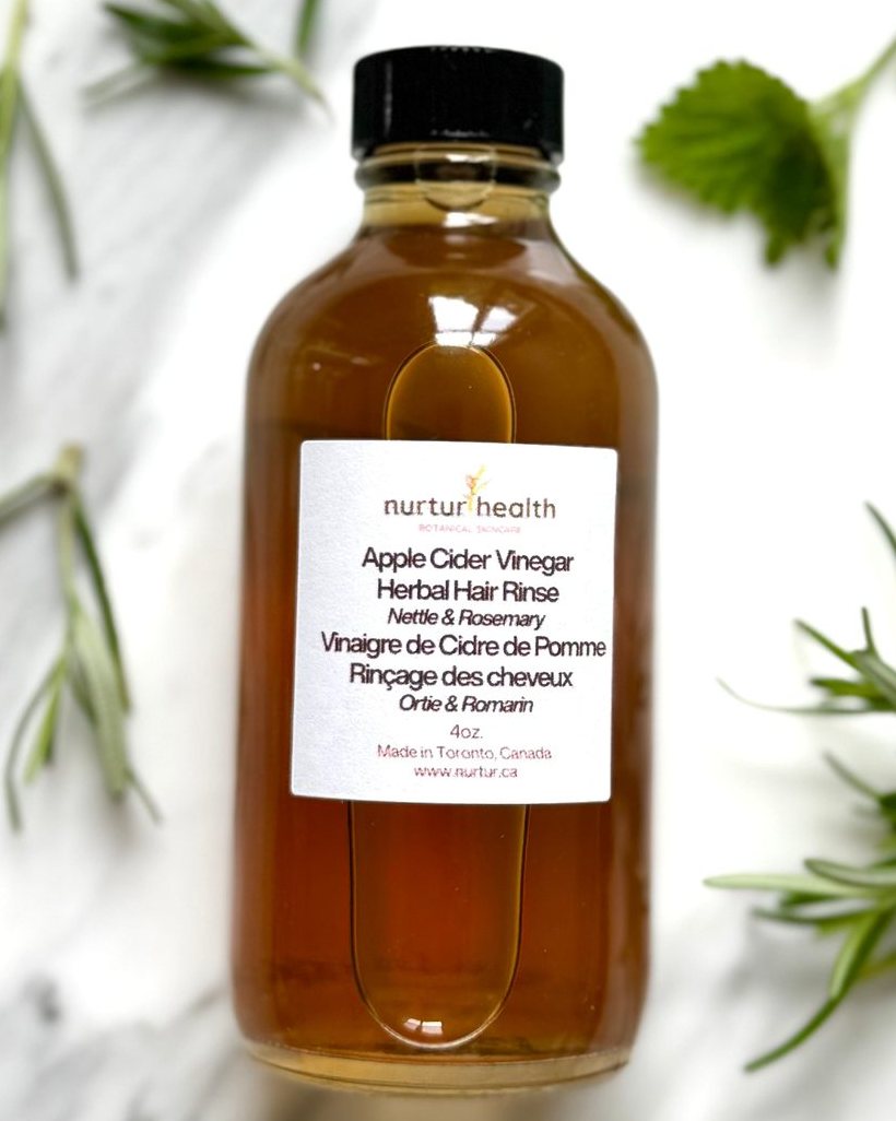 Apple Cider Vinegar Herbal Hair Rinse