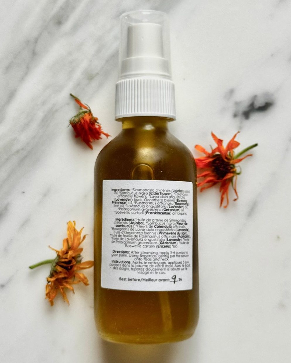 Replenish Face Serum Oil with Elderflower and Calendula
