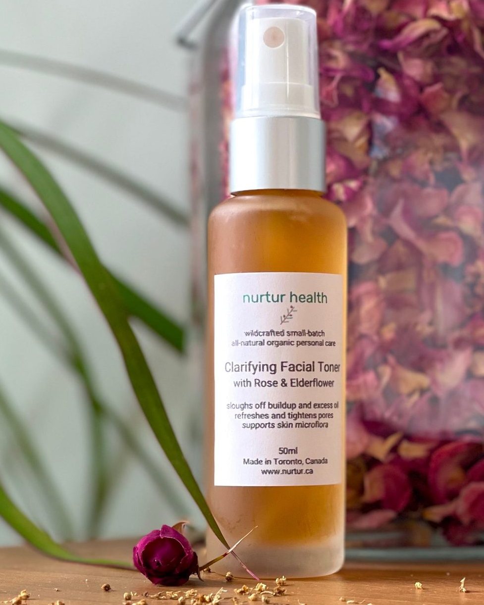 Clarifying Facial Toner with Rose and Elderflower