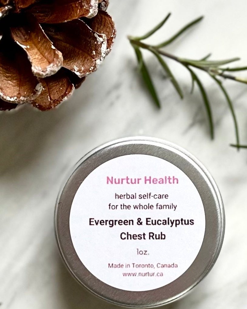 Evergreen and Eucalyptus Chest Rub