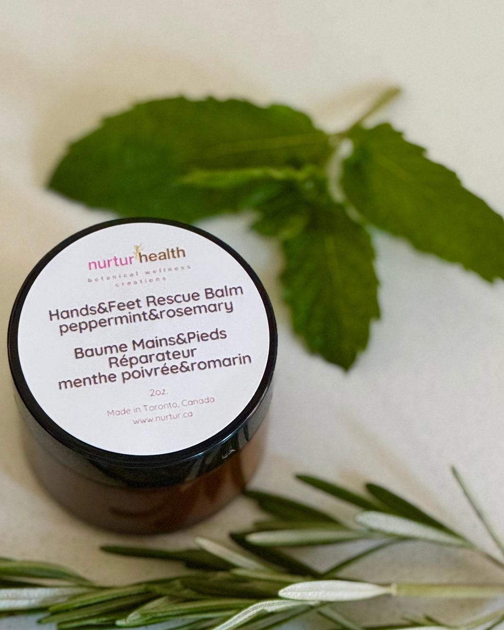 Hands and Feet Rescue Balm Peppermint&Rosemary