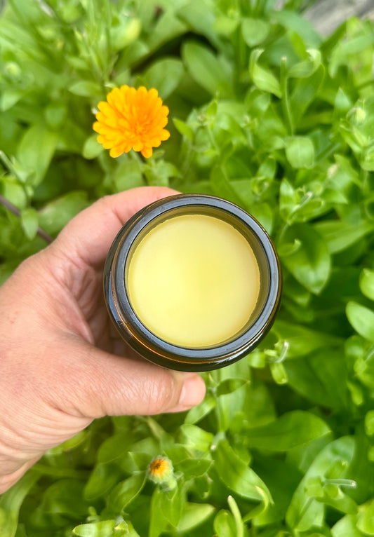 Jar of night repair calendula body butter