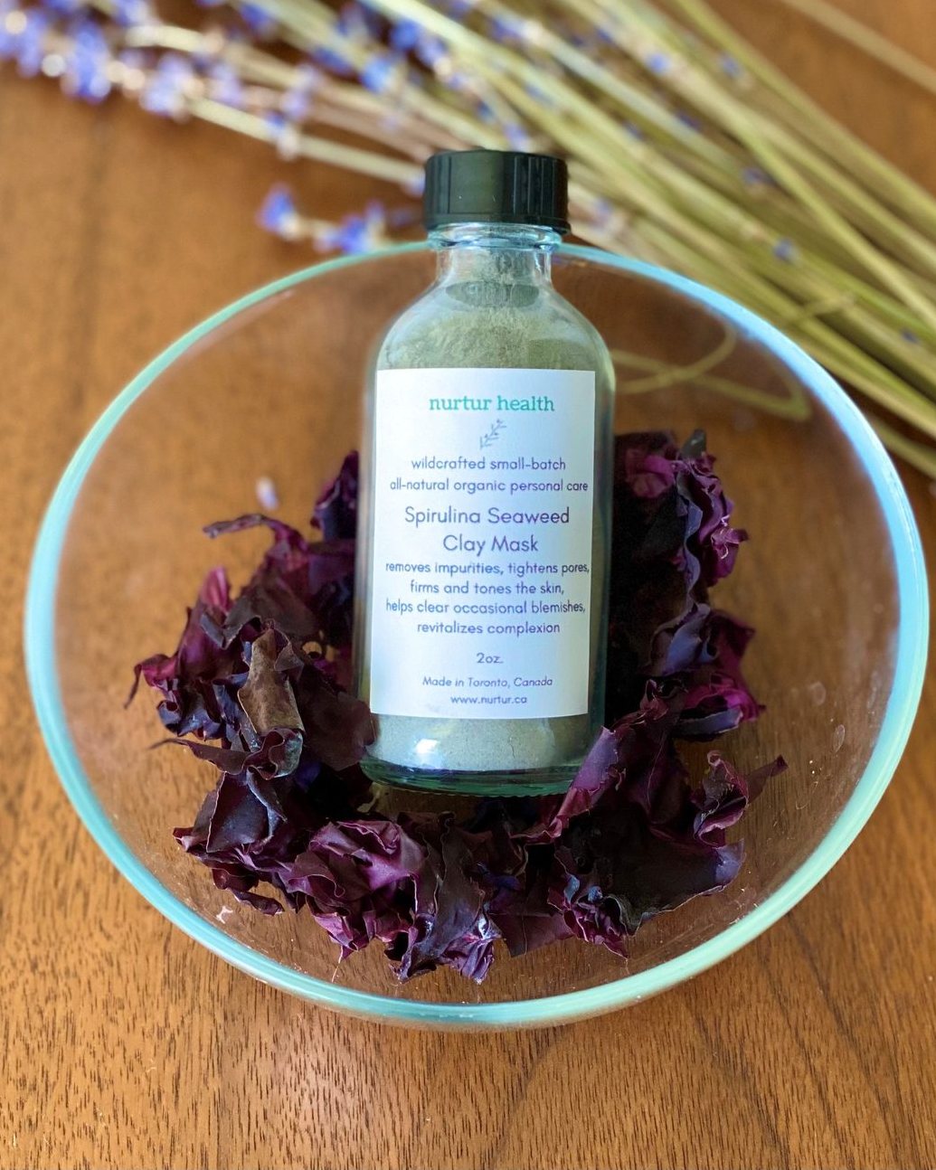 Spirulina Seaweed Clay Mask