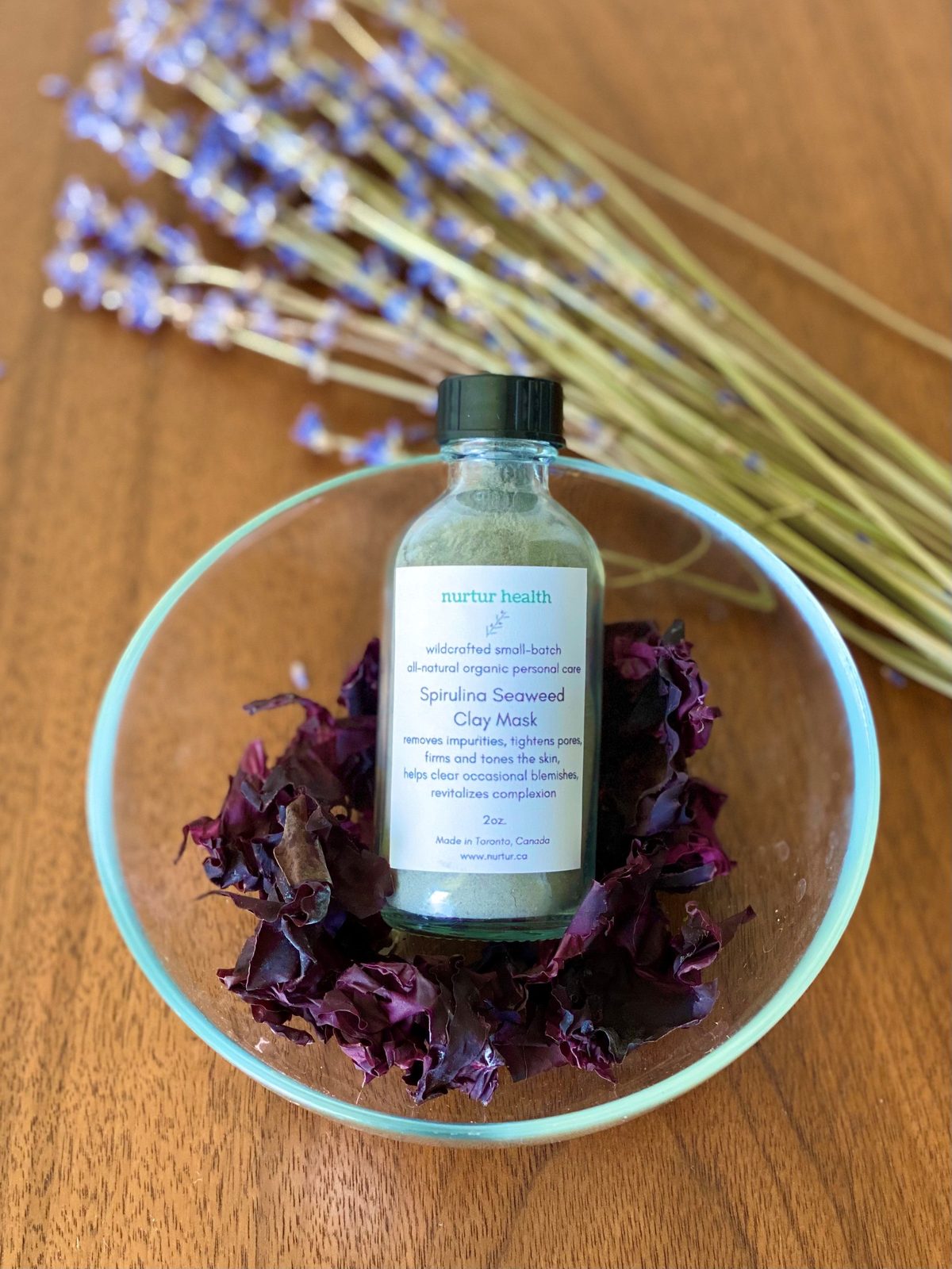 Spirulina Seaweed Clay Mask